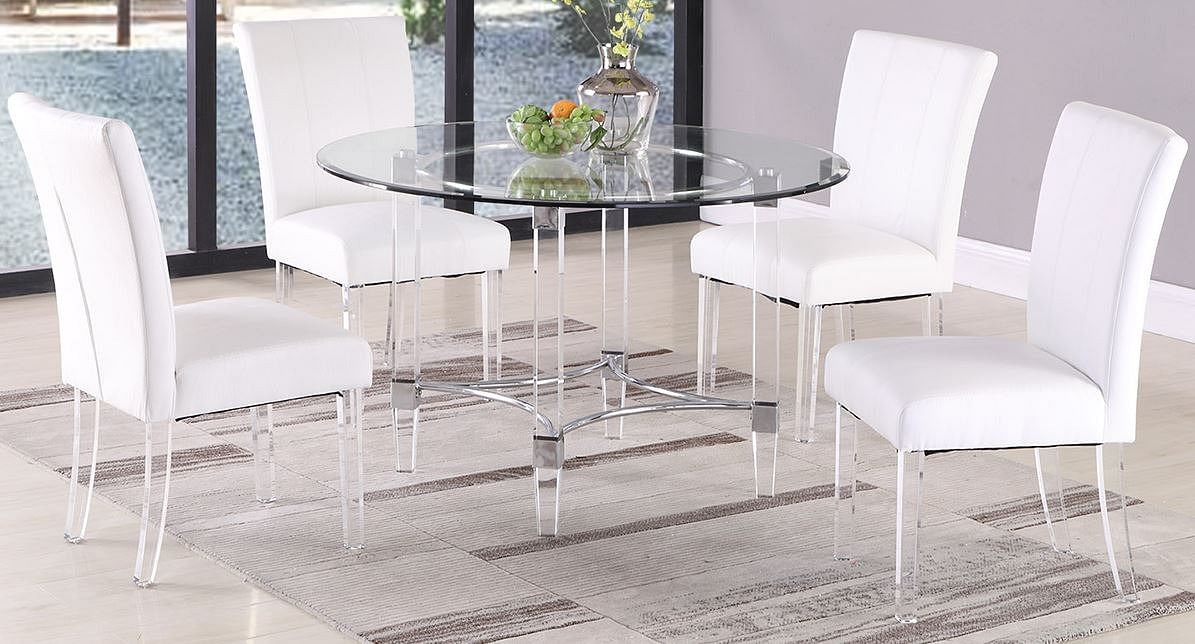 Glass dining table online set online