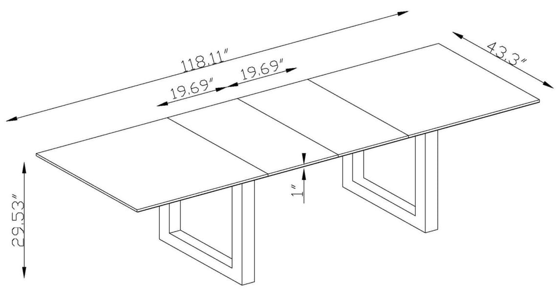 Ebony Dining Table