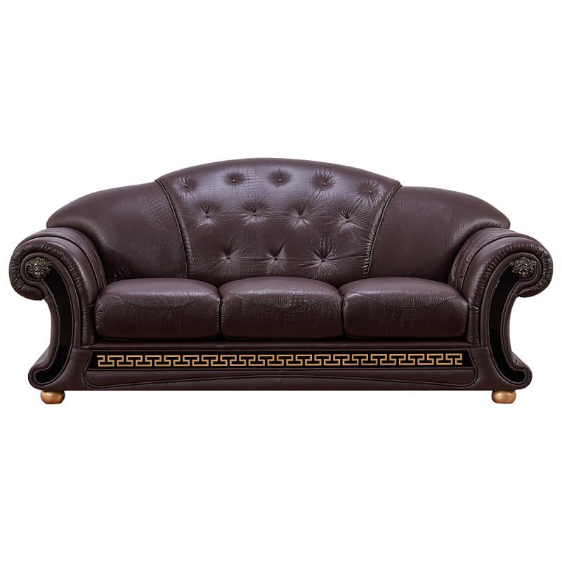 Apolo Leather Brown Sofa