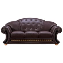 Apolo Leather Brown Sofa