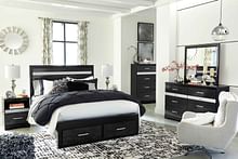 Ashley Furniture - Starberry Queen Storage Bed Set