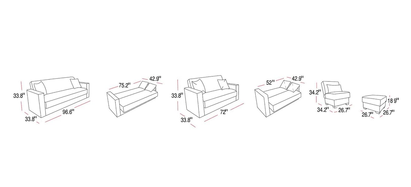 Regata Click Clack Sofa Bed (Obsession Truffle)