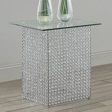 Crystal LED End Table Square