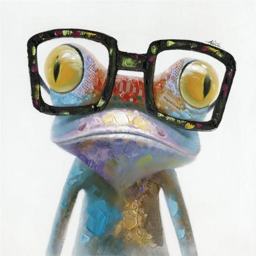 Hipster Frog
