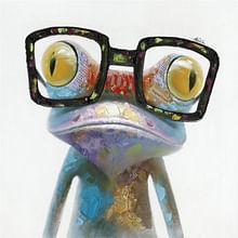 Hipster Frog