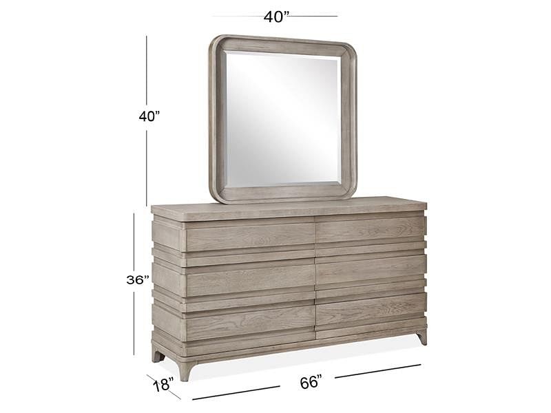 Pacifica Dresser and Mirror