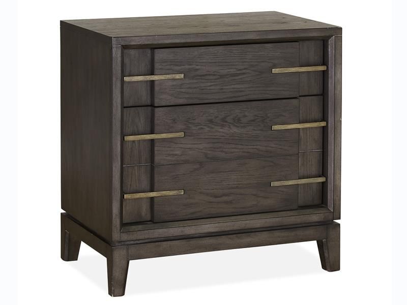 Bedroom Nightstands Proximity Heights 3 Drawer Nightstand at iStyle