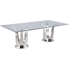 Madeline Glass Top Dining Table