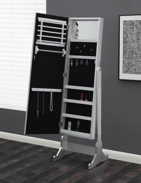 LED Jewelry Chest Mirror