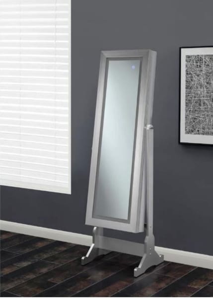 LED Jewelry Chest Mirror