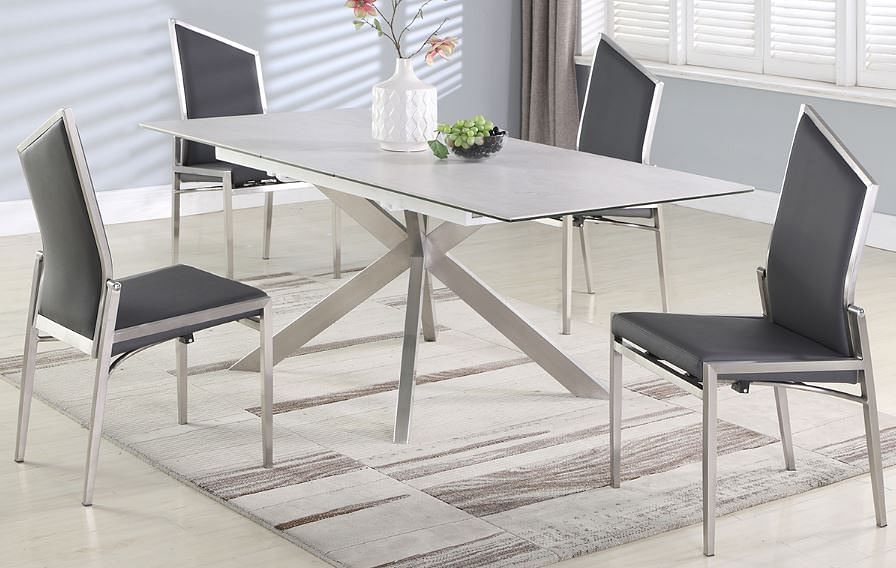 Nala Extendable Dining Table in Gray