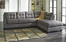Maier Sectional with Right Chaise in Gray