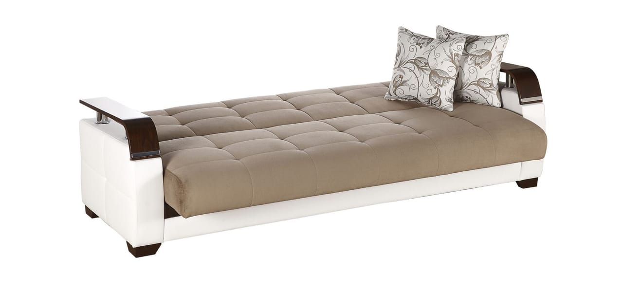 Natural Naomai Light Brown Sofa Bed