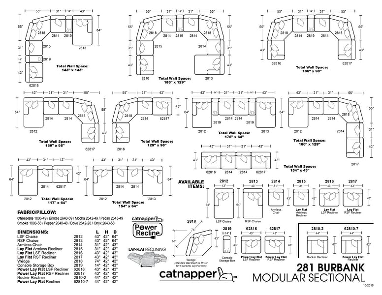 Burbank Reclining Sectional