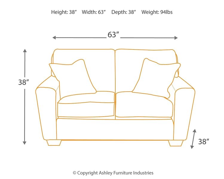 Living Room Loveseats Ashley Furniture - Calicho Loveseat at iStyle ...