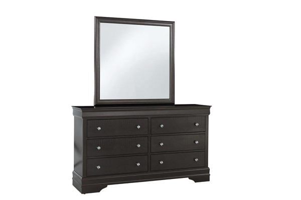 Pompei Grey Dresser and Mirror