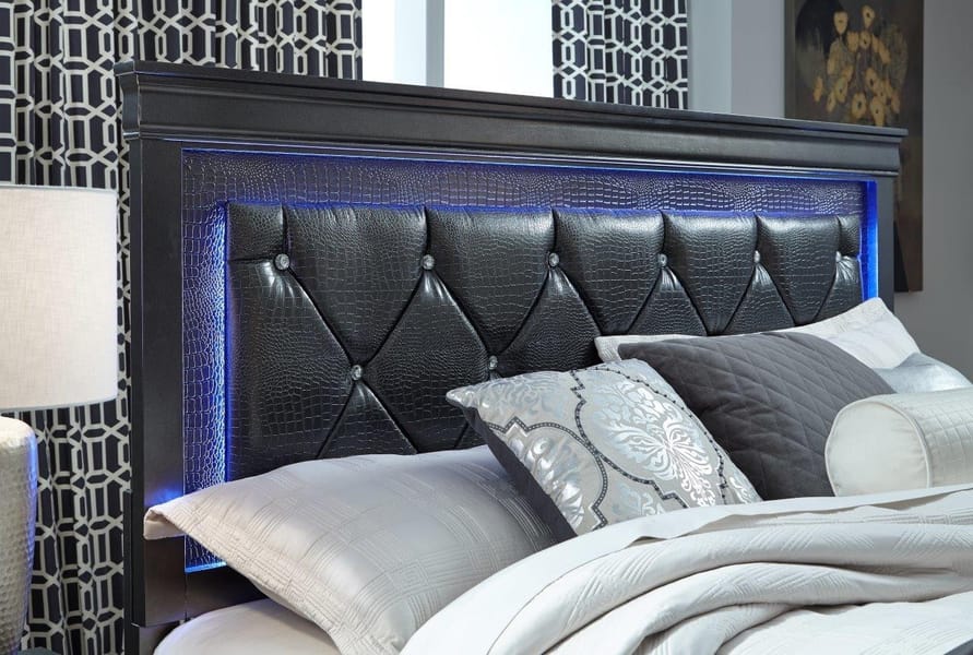 Pompei Grey Bed in Queen Size