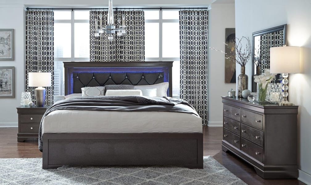 Pompei Grey Nightstand