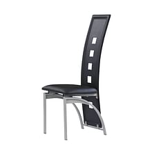 Blocked Black Dining Chair