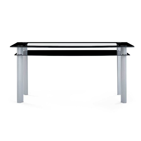 Blocked Glass Dining Table