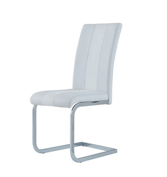 Park 5pc Dining Set with White Dining Chairs