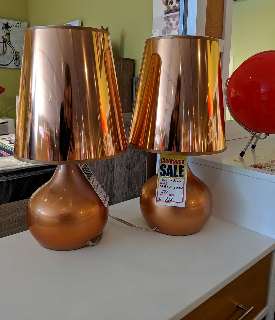 Copper Table Lamp