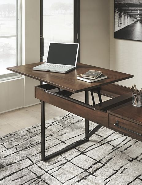 Ashley Furniture Ashley Starmore Home Office Desk in Brown