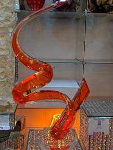 Naja Orange Acrylic Sculpture