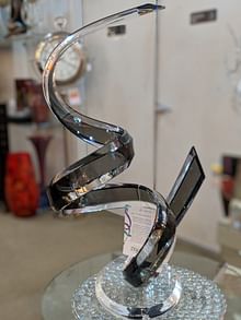 Naja Black Acrylic Sculpture