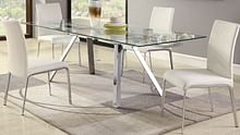 Ariel Glass Extendable Dining Table