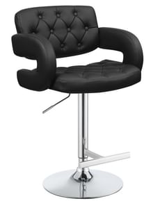 Black Chrome Bar Stool