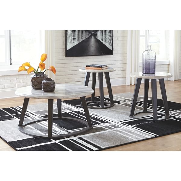 Ashley Furniture - Luvoni 3pc Coffee Set