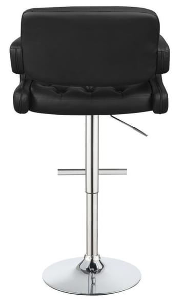 Black Chrome Bar Stool