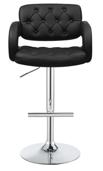 Black Chrome Bar Stool