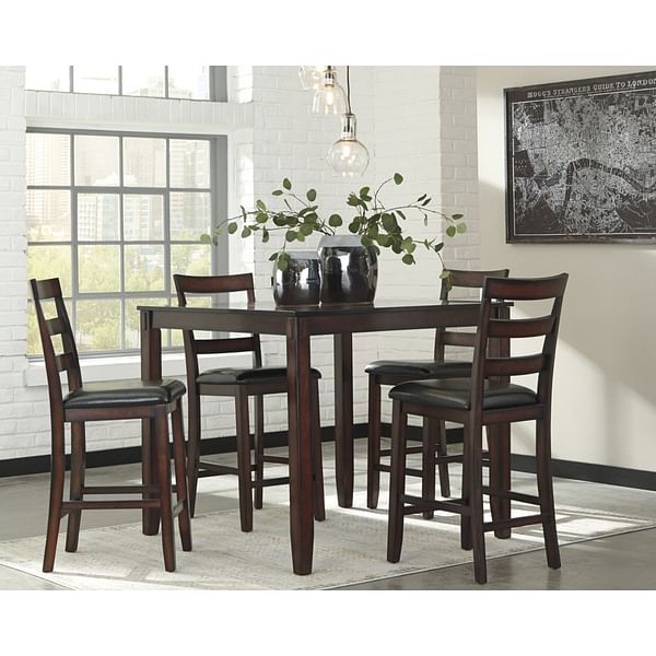 Ashley Furniture - Covair 5pc Counter Height Dining Set