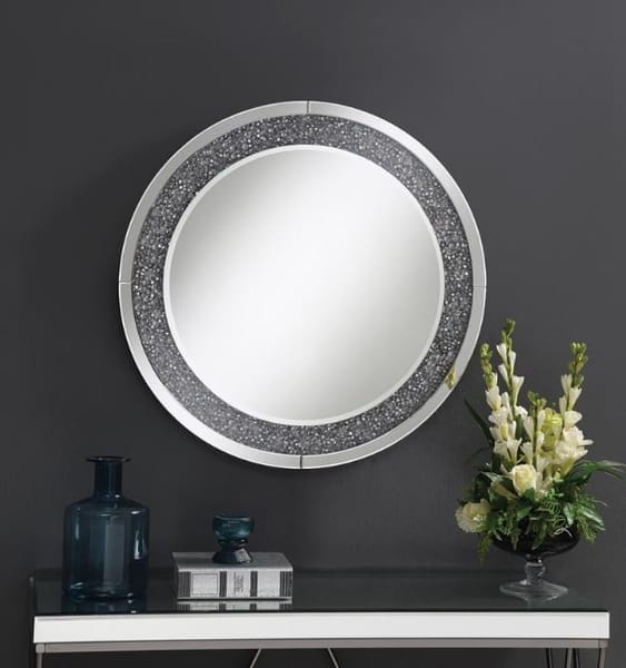 Hudson LED Crystal Wall Mirror