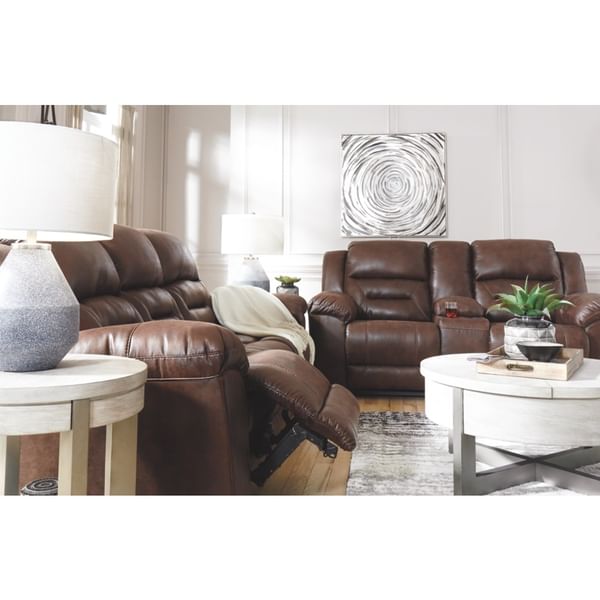 Living Room Sofas Ashley Furniture Stoneland Reclining Sofa at iStyle