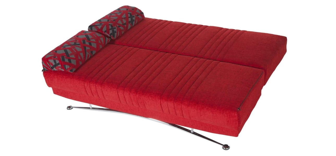 Fantasy Red Sofa Bed in Fabric