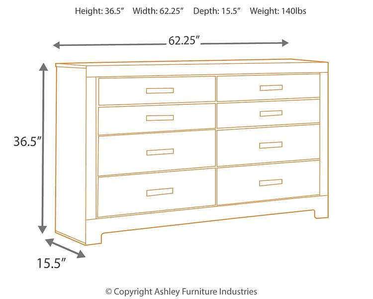 Ashley Furniture - Harlinton Dresser and Mirror