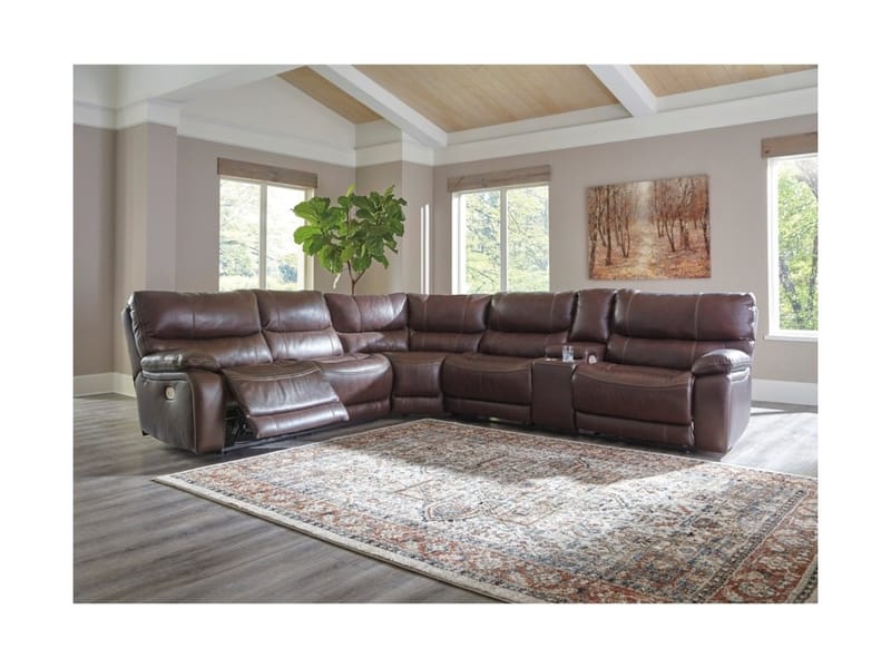 Muirfield Power Reclining Leather Sectional