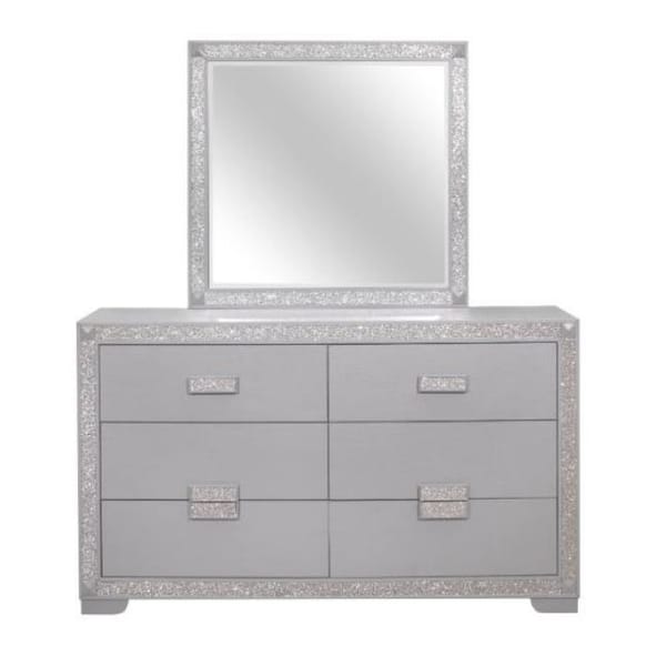 Shalice Bedroom Set - Queen Bed, Dresser, Mirror