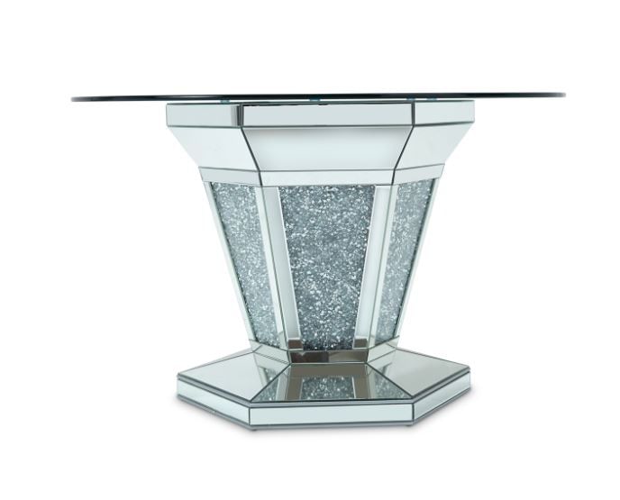 MONTREAL Round Glass Dining Table