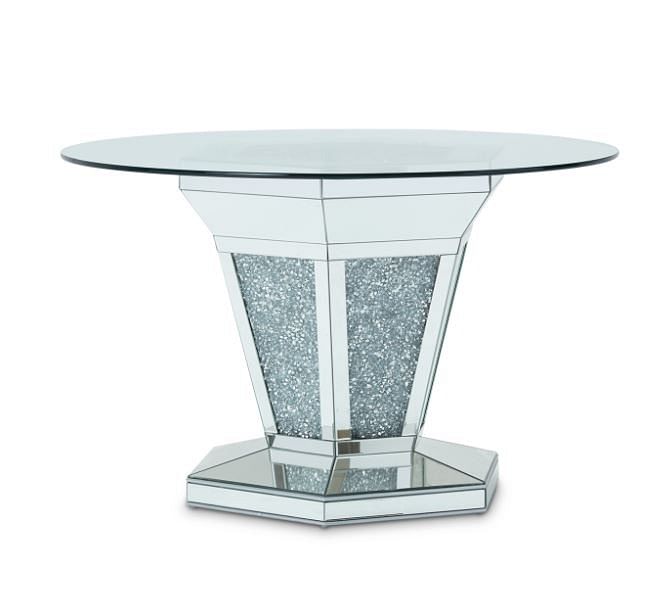 MONTREAL Round Glass Dining Table