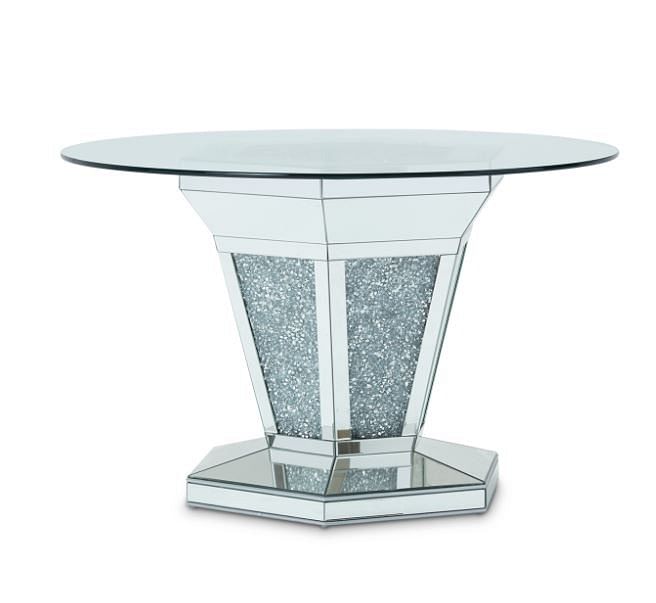 MONTREAL Round Glass Dining Table