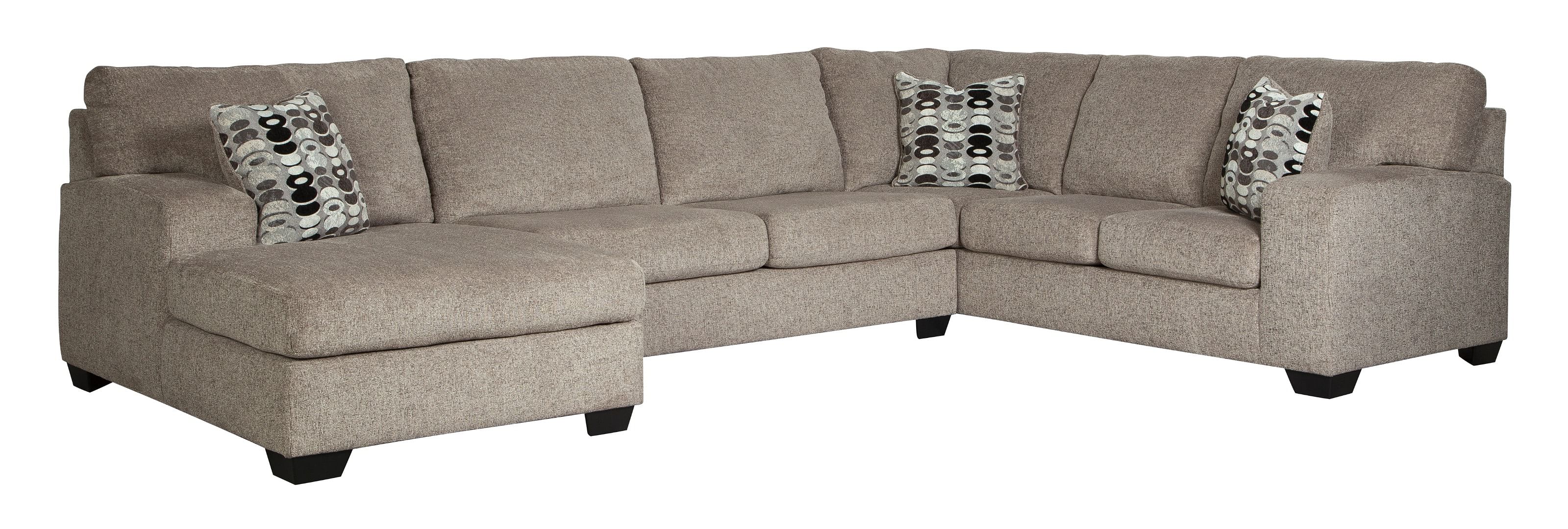 Ashley Furniture - Naples beige 3-Piece beige Sectional