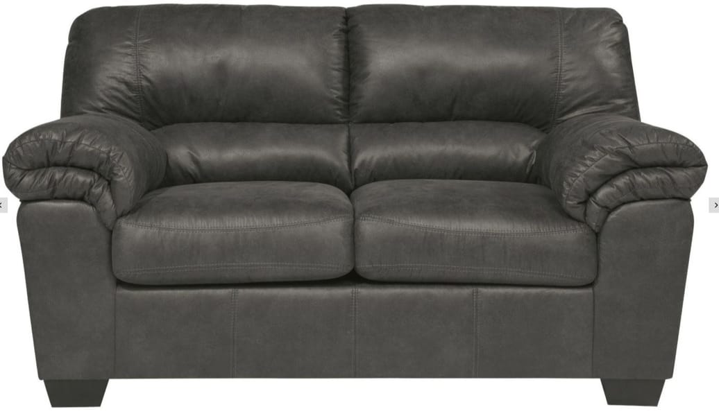 Ashley Furniture - FABIAN  SLATE FABRIC SOFA AND LOVE SEAT SET
