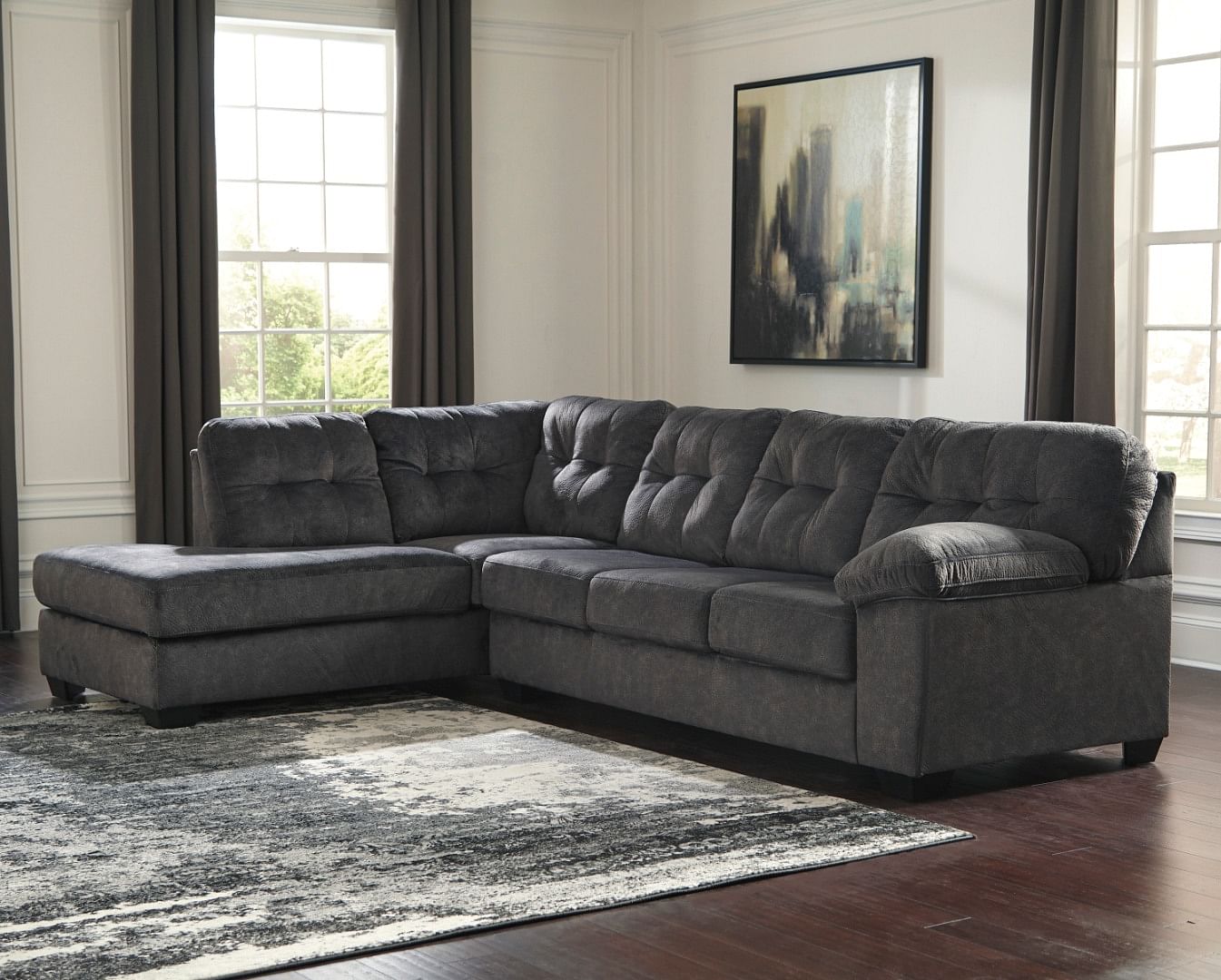 Ashley Furniture - Accrington Sectional with Chase