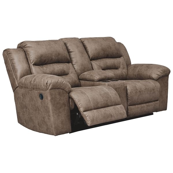 Ashley Furniture - Stoneland Reclining Sofa and Loveseat Set