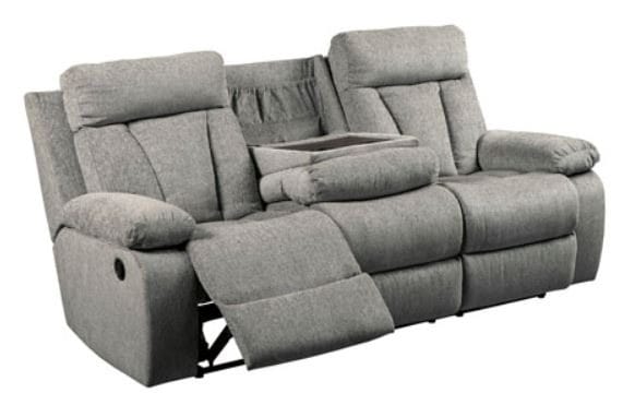 Mitchell Reclining Sofa and  Loveseat in Grey Color