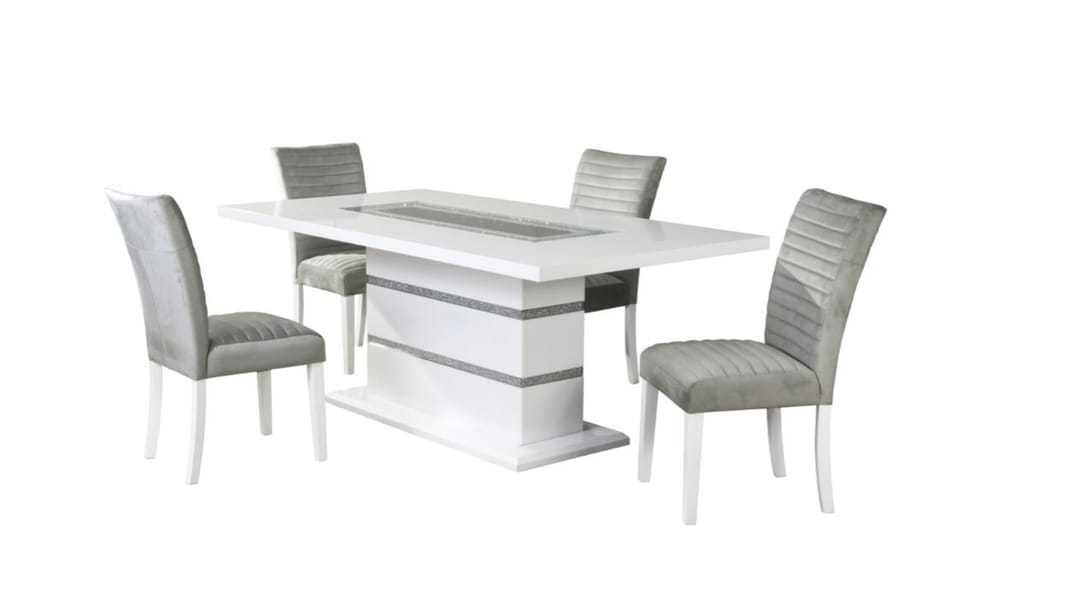 Crystal 5pc Dining Room Set